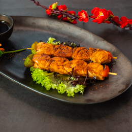 Brochettes de saumon